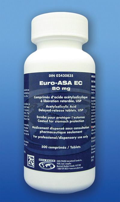 Euro-ASA EC (500 ComprimÃ©s Ã  enrobage entÃ©rique)