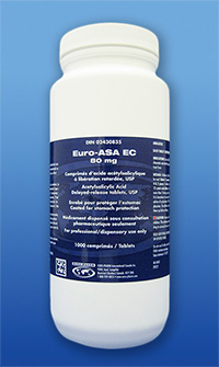 Euro-ASA EC (1000 Comprimés à enrobage entérique)