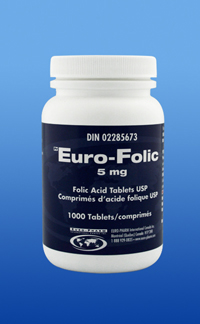 <sup>Pr</sup>Euro-Folic (1000 Tablets)