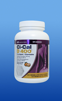 Ci-Cal D 400<sup>®</sup> Chewable (60 Tablets)